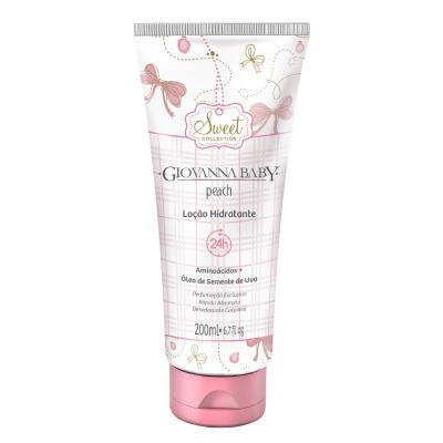 Loção Hidratante Giovanna Baby Peach 200ml